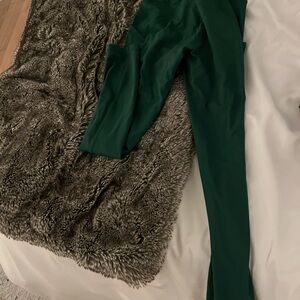 Lululemon Athletica Green Straight Leg Pants
